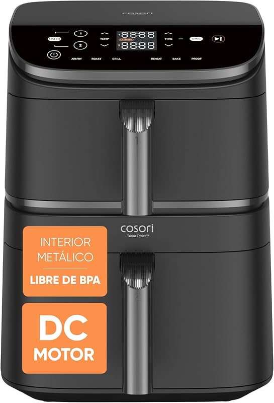 Cosori Turbo Tower 10,8 litros con doble cesta vertical